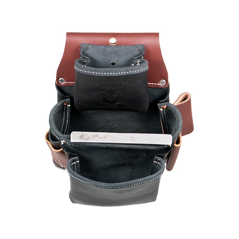 Occidental Leather B5060 3 Pouch Pro Fastener Bag - Black