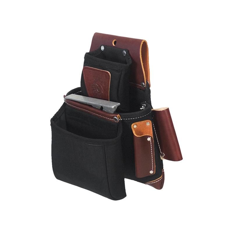 Occidental Leather B8060 OxyLights 3 Pouch Fastener Bag - Black