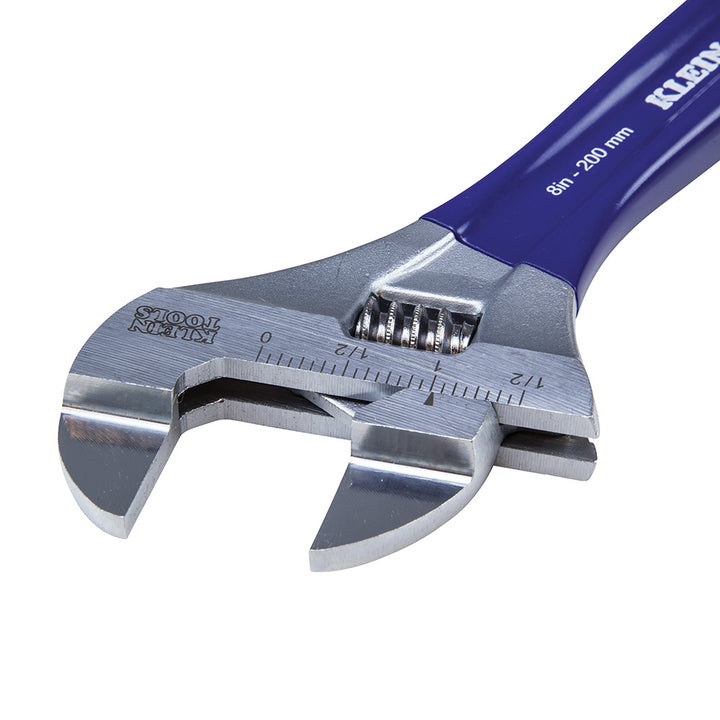Klein Tools D86936 Slim-Jaw Adjustable Wrench, 8"