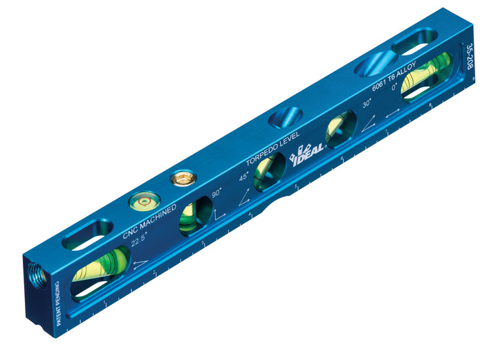 Ideal 35-208 9" Torpedo Level With 5 Vials