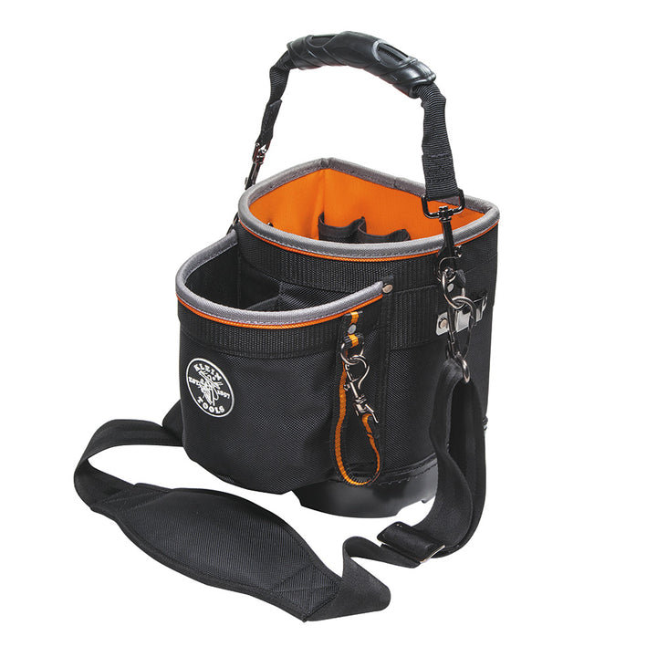 Klein Tools 55419SP-14 Tool Bag with Shoulder Strap Has 14 Pockets for Tool Storage