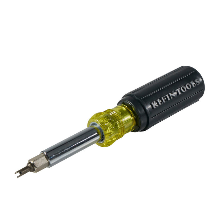 Klein Tools 32527 11-in-1 Screwdriver / Nut Driver with Schrader Bit