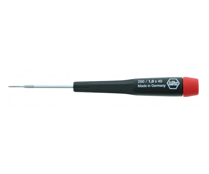 Wiha Tools 26010 1.0 (.039") x 40mm Precision Slotted Screwdriver