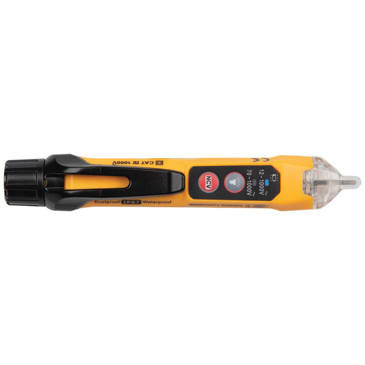 Klein Tools NCVT3P Dual Range Non-Contact Voltage Tester with Flashlight, 12 - 1000V AC