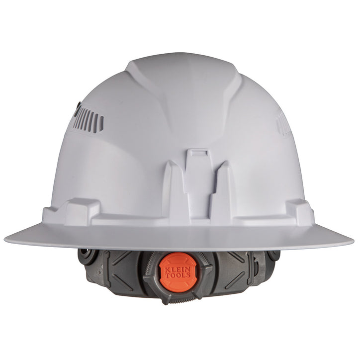 Klein Tools 60407 Hard Hat, Vented, Full Brim with Headlamp