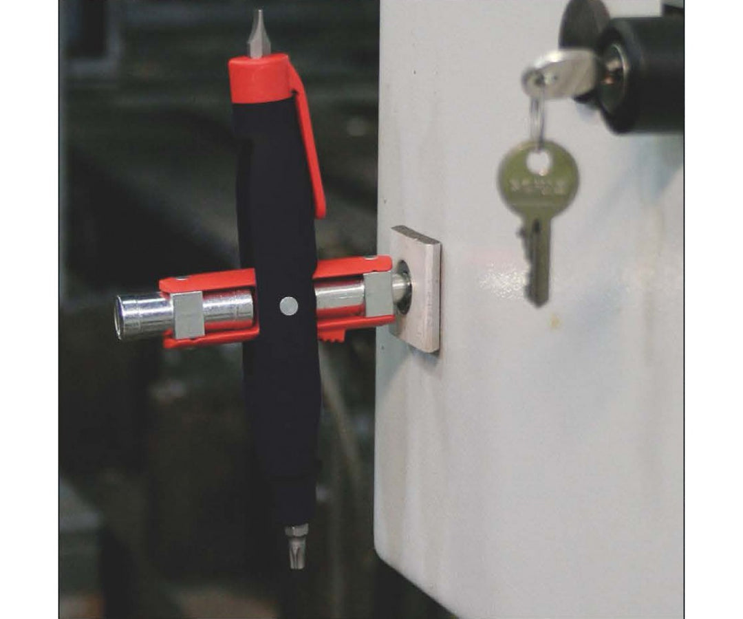 Wiha Tools 21105 Pen Style Control Cabinet Key Diecast Zinc, Polished Finish