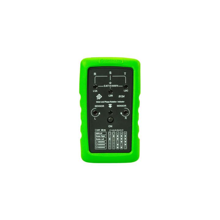 Greenlee 5124 Phase Sequence Motor Rotation Meter