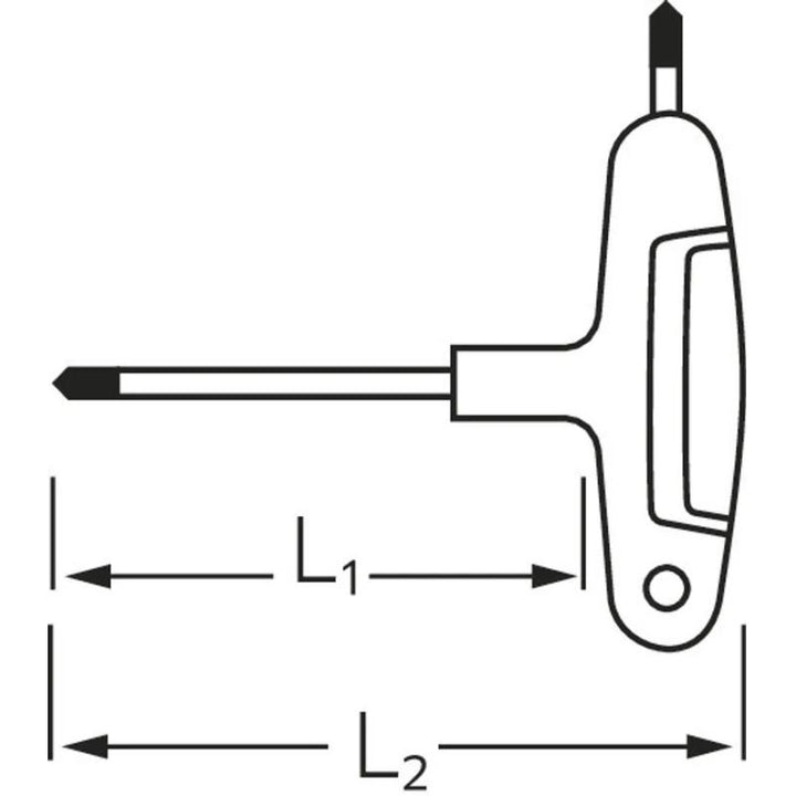 Stahlwille 43293020 TORX® T-Screwdriver For Screws With TORX® Internal Profile, T20