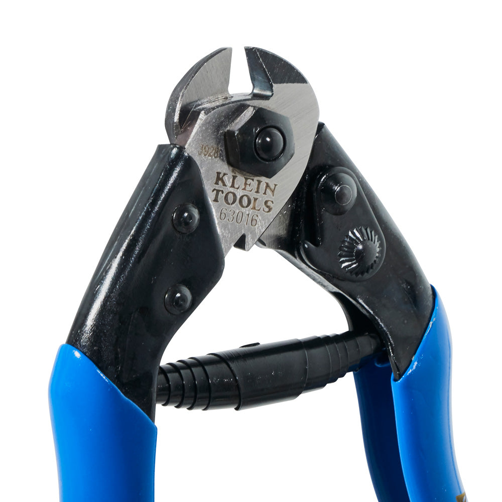 Klein Tools 63016 Heavy-Duty Cable Shears, Blue, 7 1/2-Inches