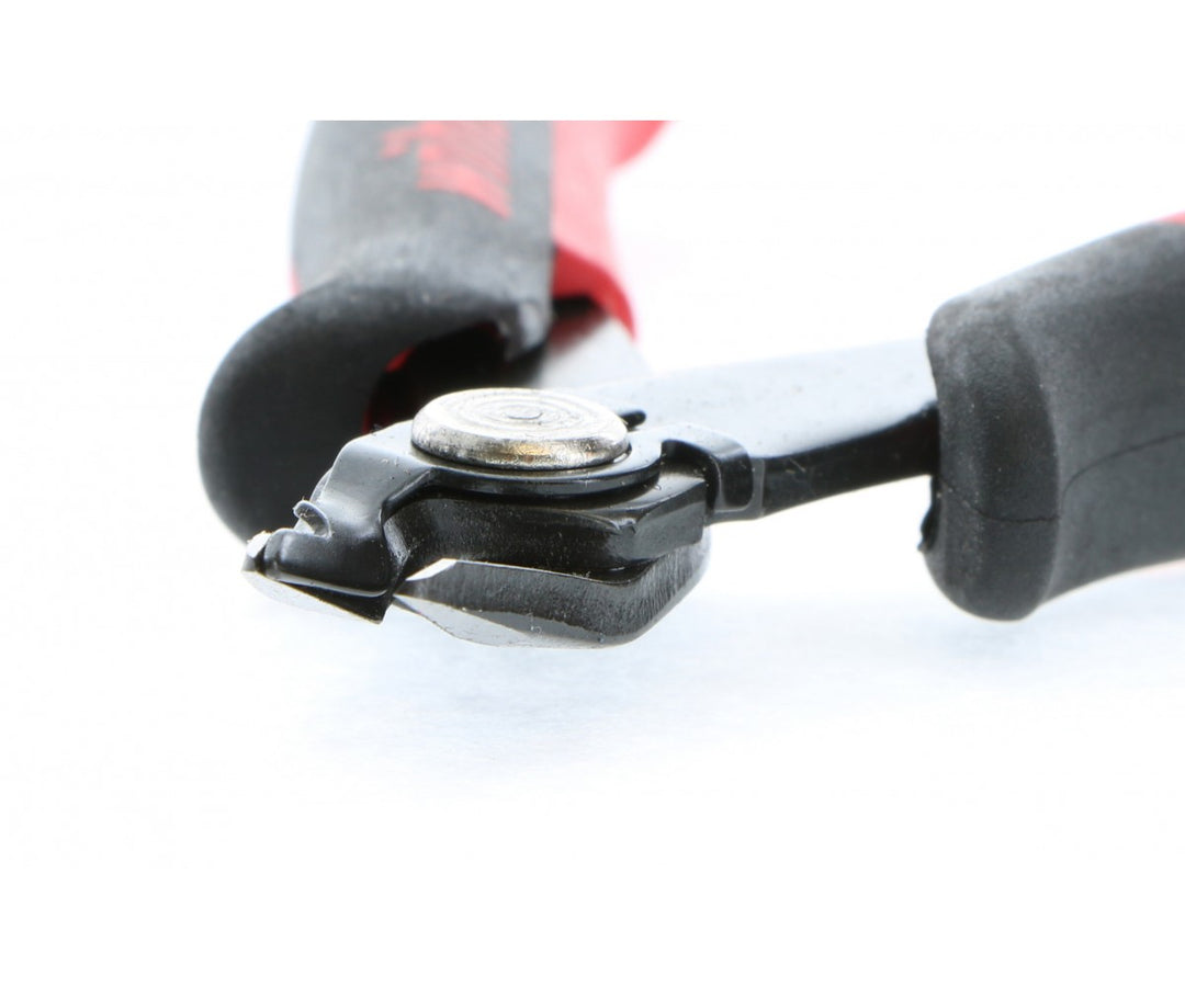 Wiha Tools 56825 Precision Electronic Diagonal Cutters, Wide Shape w/ Wire Holding Spring