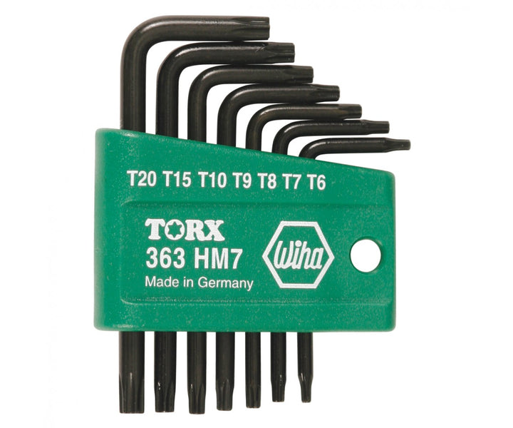 Wiha Tools 36392 T6-T20 TORX® L-Keys, 7 Pc. Set