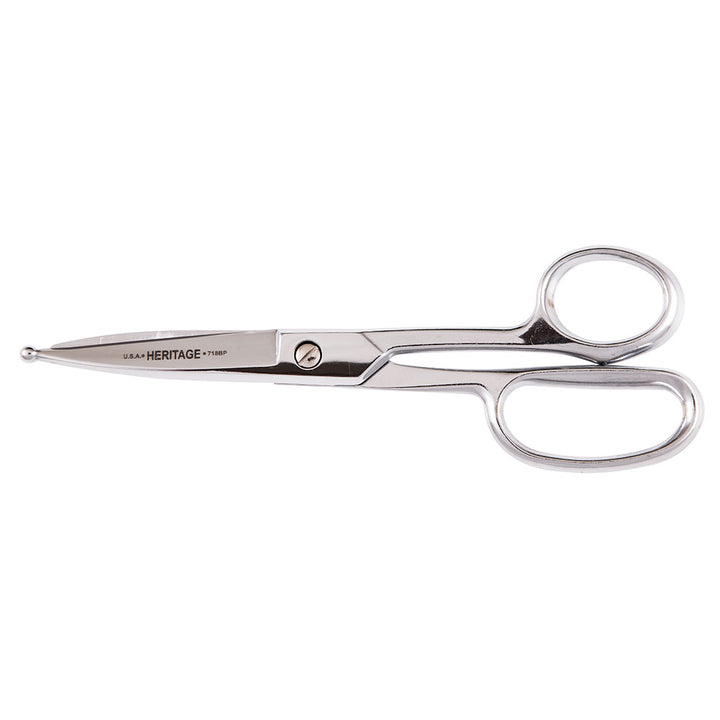 Heritage Cutlery 718BP 8 5/8'' Heavy Duty Shear w/ Ball Tip