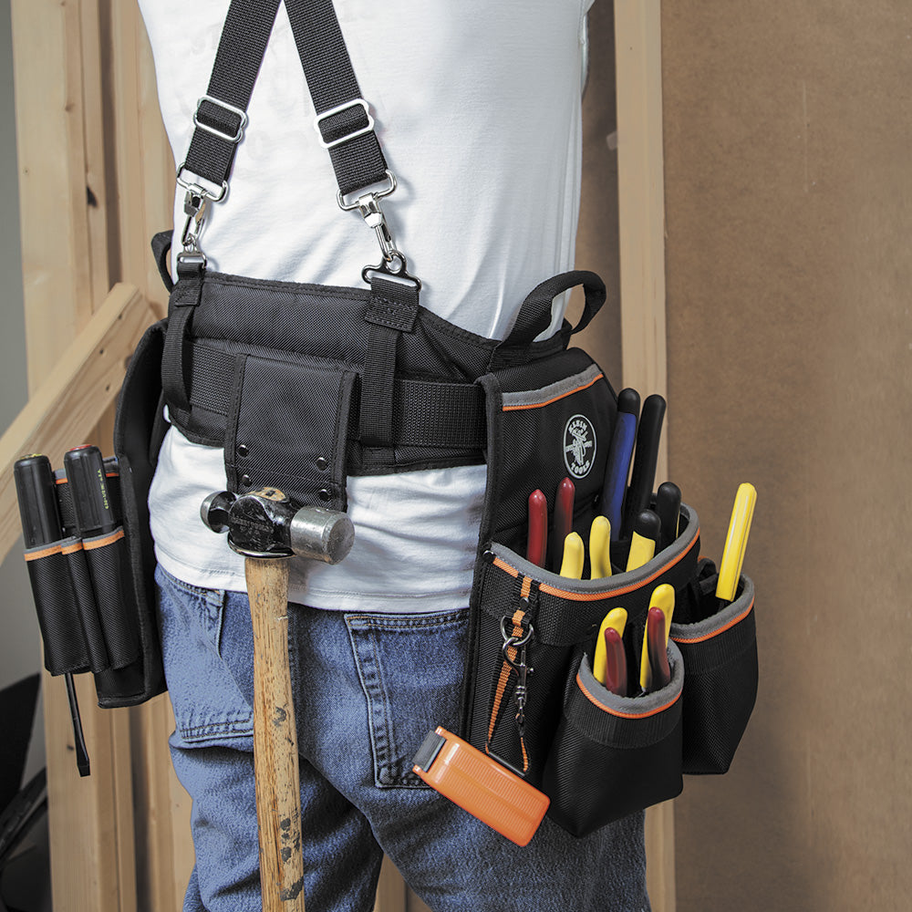 Klein Tools 55429 Tradesman Pro Electrician's Tool Belt, XL