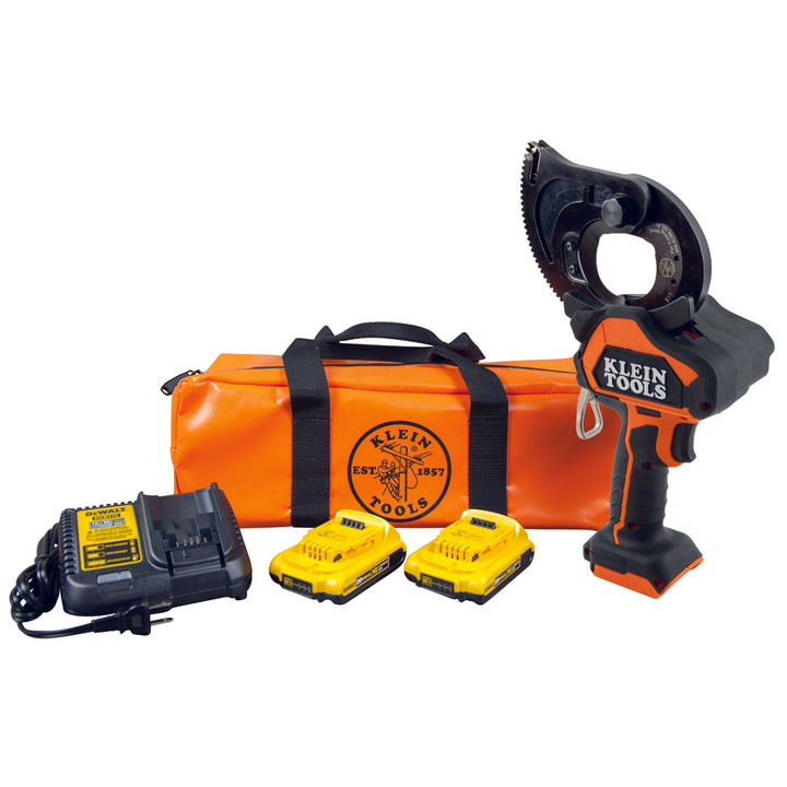 Klein Tools BAT20GD1 Battery-Operated EHS Closed-Jaw Cutter, 2 Ah