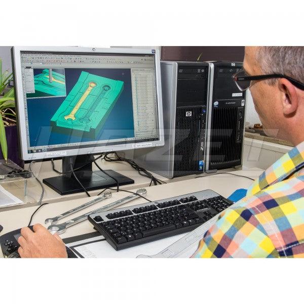 Hazet 600LG-10 Combination Wrench, Extra Long 10mm