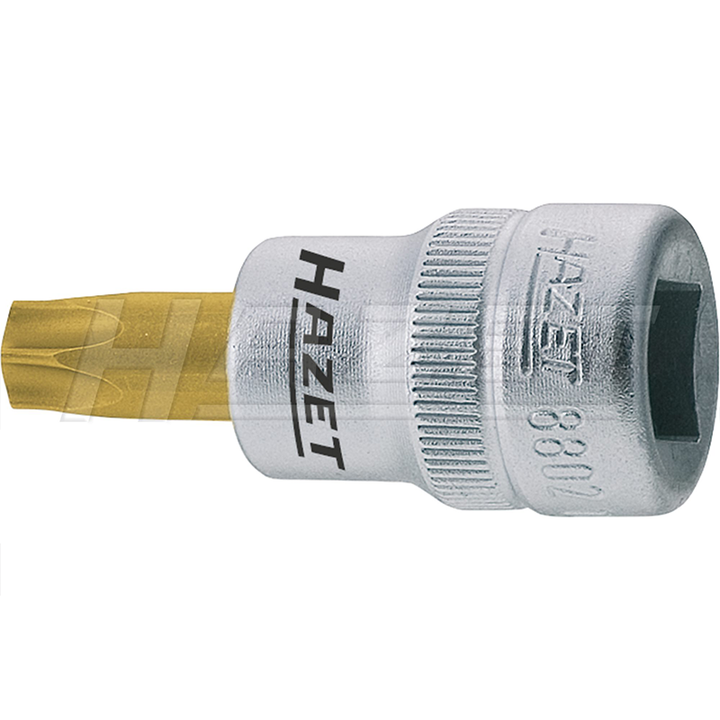 Hazet 8802-T27 TORX® T27 TiN Screwdriver Socket, 3/8"