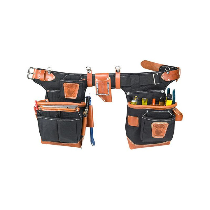 Occidental Leather 9850 Adjust-to-Fit Fat Lip Tool Bag Set - Black