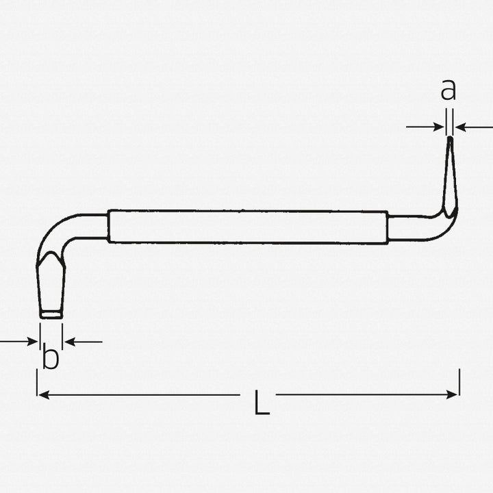 Stahlwille 73272001 10546 3.5mm Slotted Offset Screwdriver