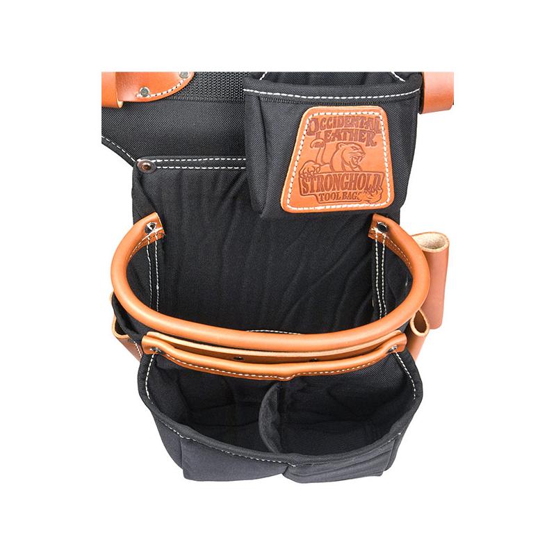 Occidental Leather 9850 Adjust-to-Fit Fat Lip Tool Bag Set - Black