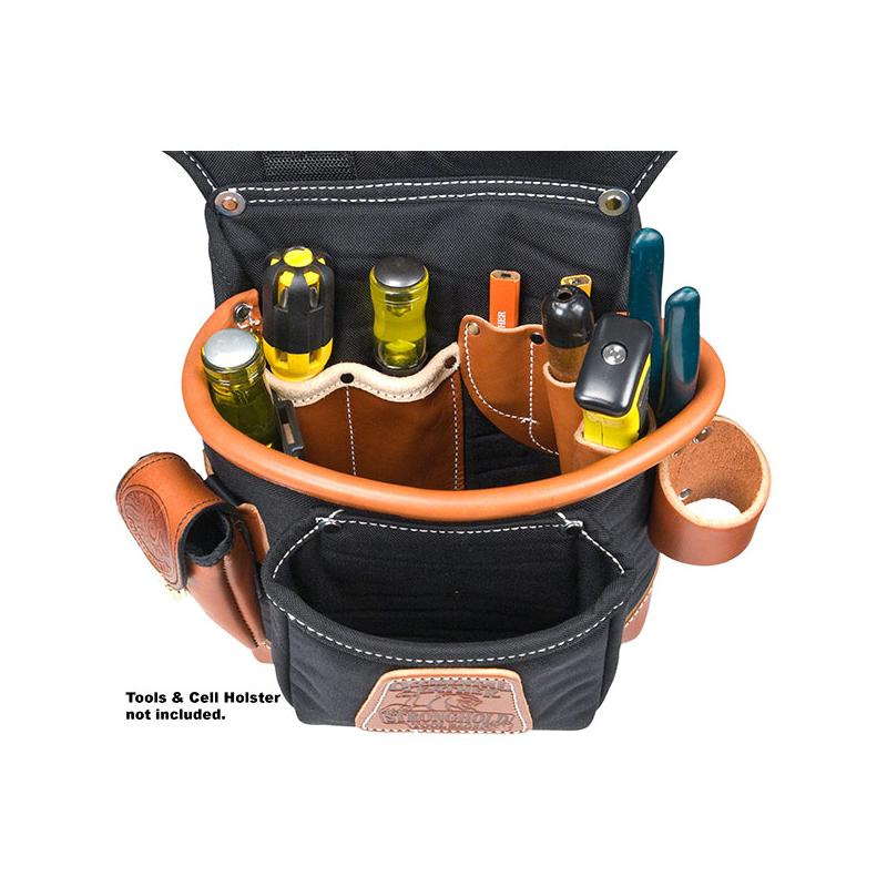 Occidental Leather 9850 Adjust-to-Fit Fat Lip Tool Bag Set - Black