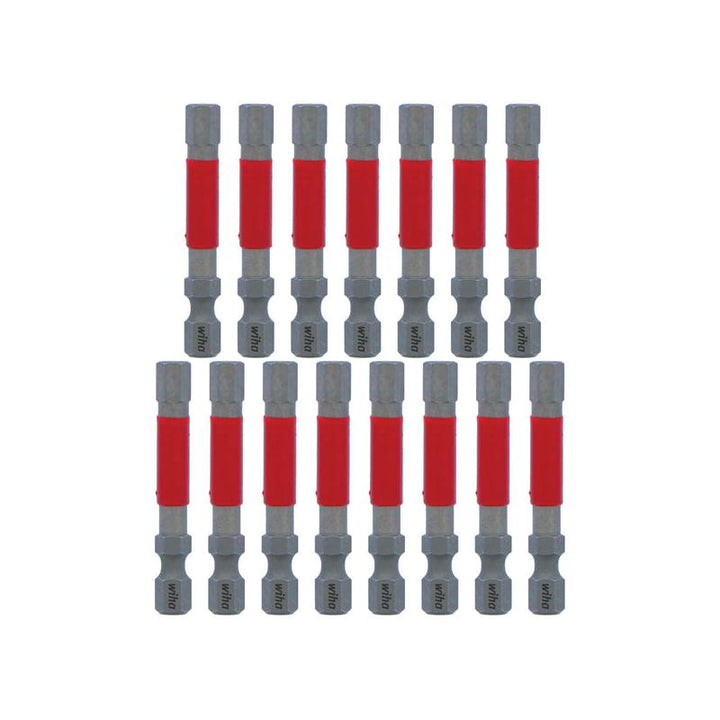 Wiha Tools 76666 MaxxTor Impact Bit Hex 6.0mm - 49mm - 15 Pack