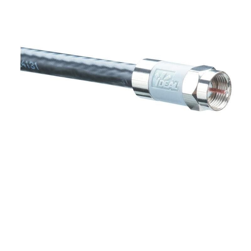 Ideal 85-168 TLC RG-6 F Tool-less Cmprsn Conn, Gray, 50/Card