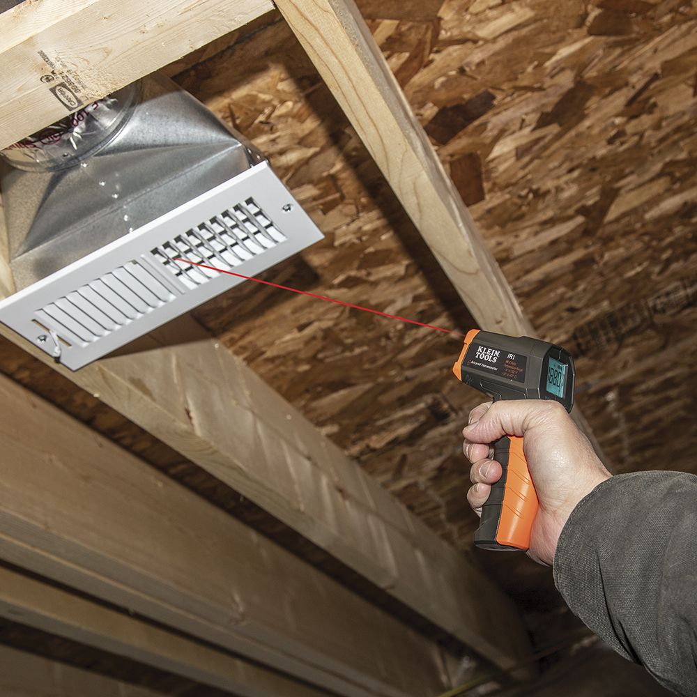 Klein Tools IR1 Infrared Digital Thermometer with Targeting Laser