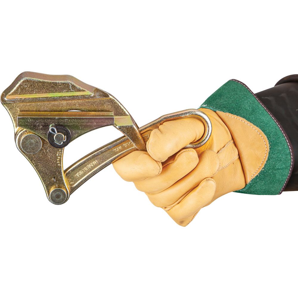 Klein Tools KT45005C Parallel Jaw Grip 4500 Series for Guy Strand, EHS, Coated Cable