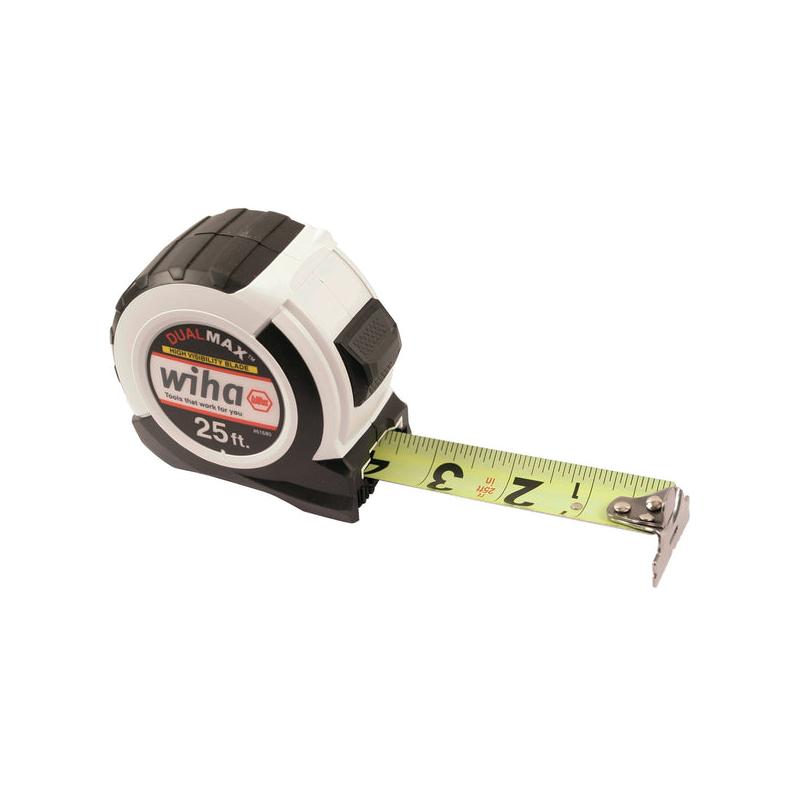 Wiha Tools 61680 25 Foot DualMax Tape Measure
