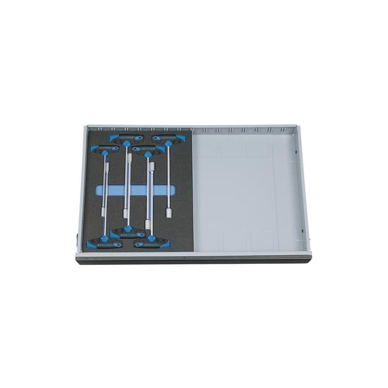 Gedore 2016532 Nut Driver Set In 2/4 CT Tool Module, 7 Pcs