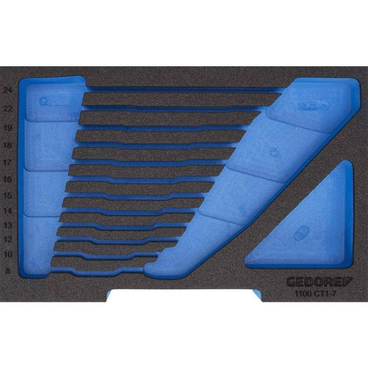 Gedore 2836076 Foam insert 2/2 L-BOXX 136, empty