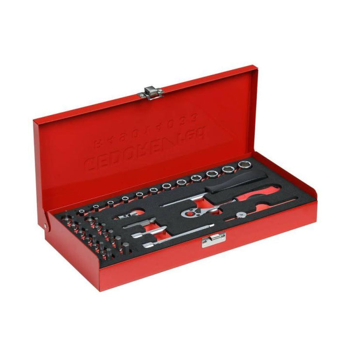 Gedore R49014033 Socket Set 1/4" Drive 4-13 mm 32 Pcs