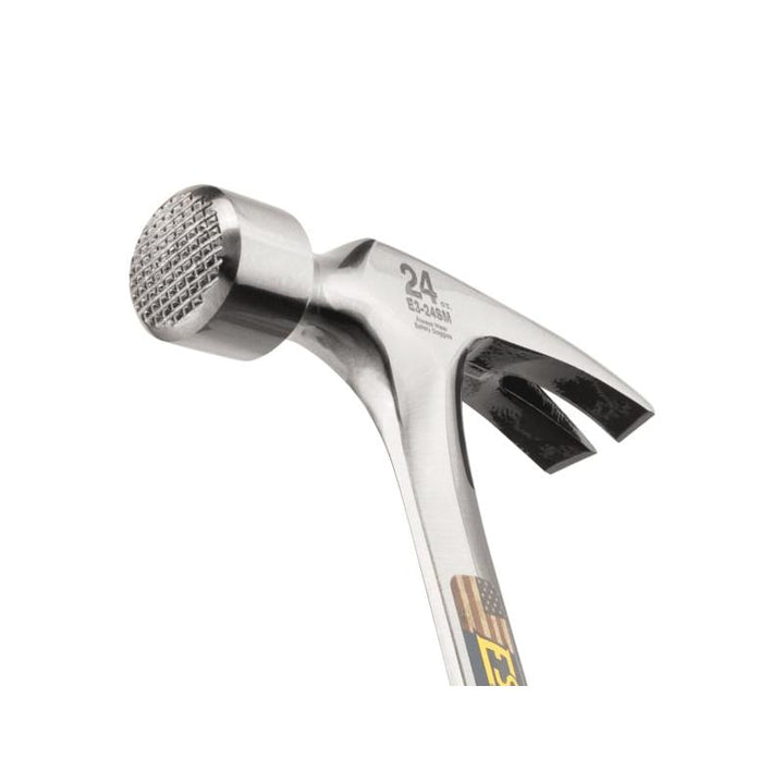 Estwing E3-22SMR 22 Oz Framing Hammer W/ Milled Face , Blue Grip