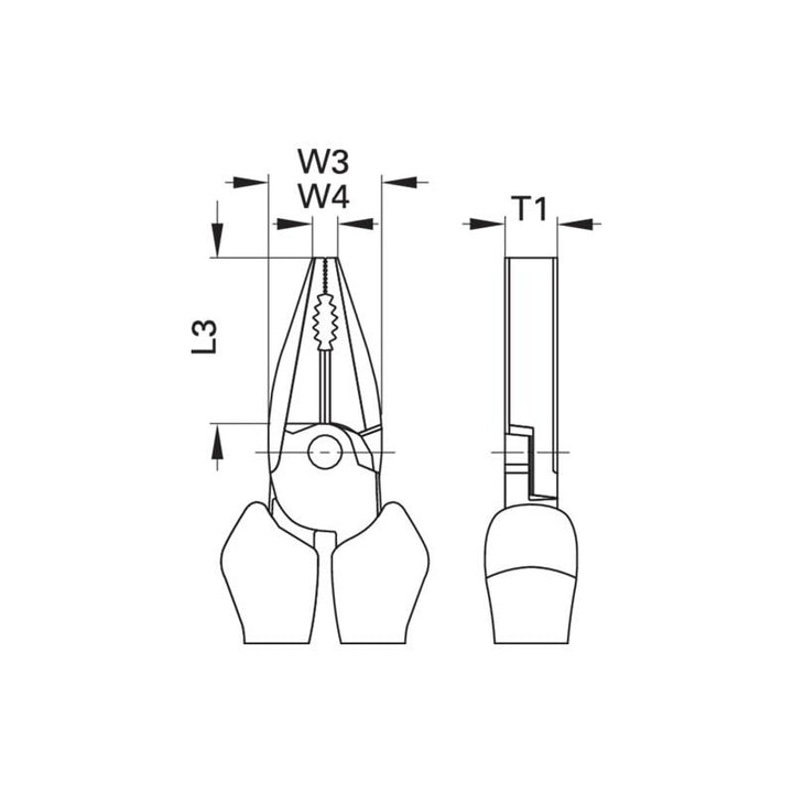Gedore 6707310 Power combination pliers 200 mm