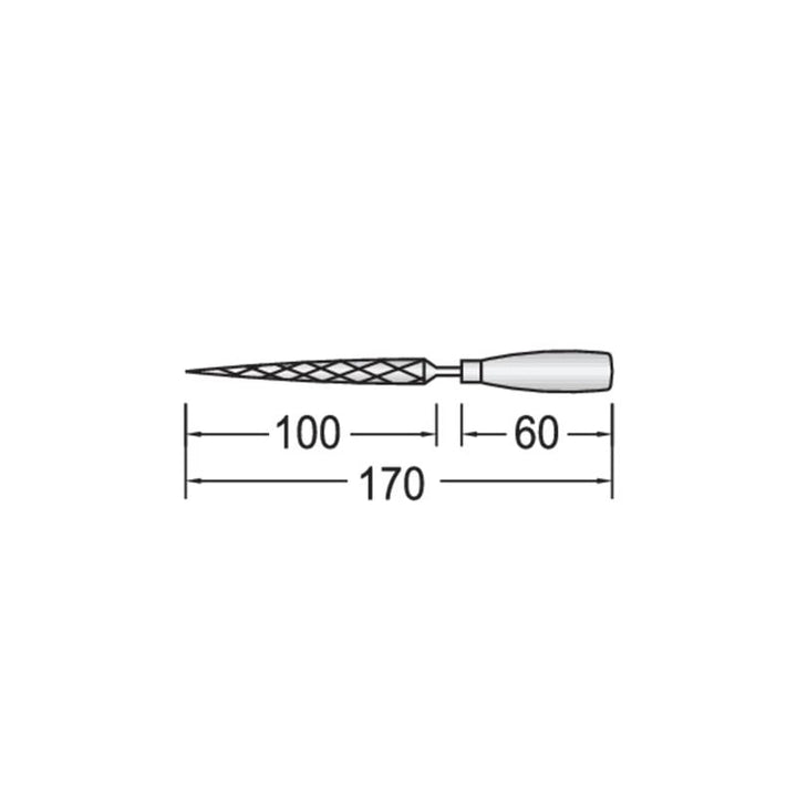 Gedore 6771910 Key File Set, 6 Pieces