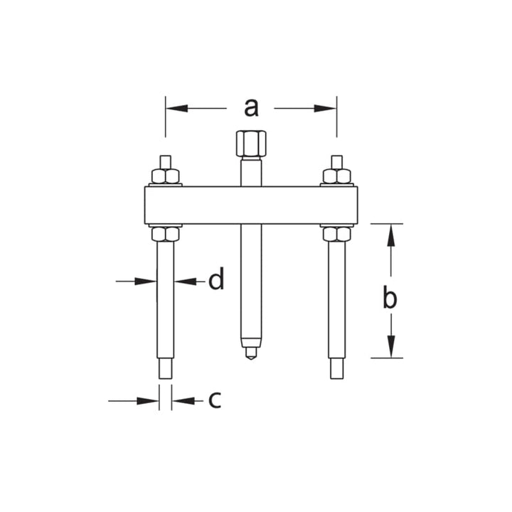 Gedore 8018010 Separator Puller 125-380 mm