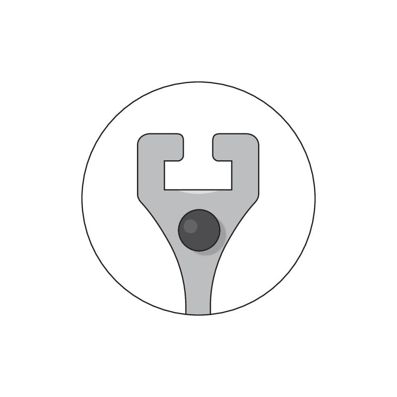 Gedore 1868152 Universal Puller HIGH POWER 2-Arm Pattern 130x100 mm