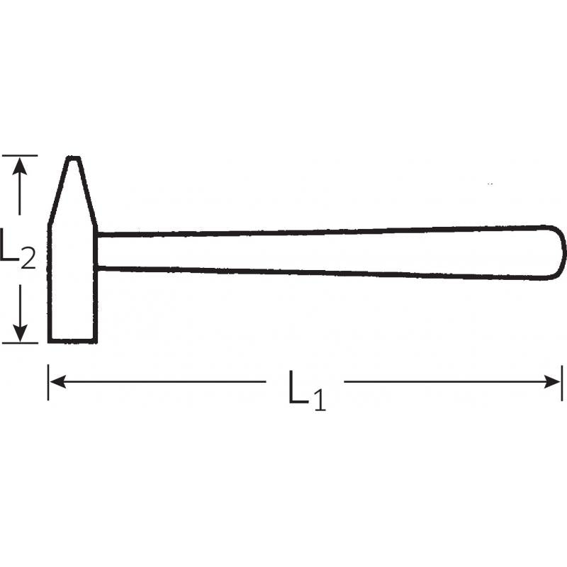 Stahlwille 70120005 10970 Engineers hammer