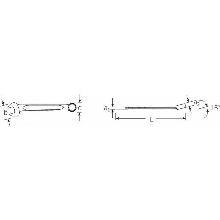 Stahlwille 40481414 13a Combination Spanner, 7/32 Inch