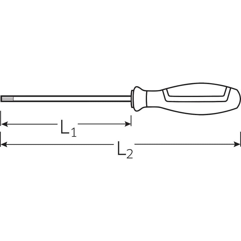 Stahlwille 46363002 4636 DRALL+ #2 x 100mm Torq-Set Screwdriver