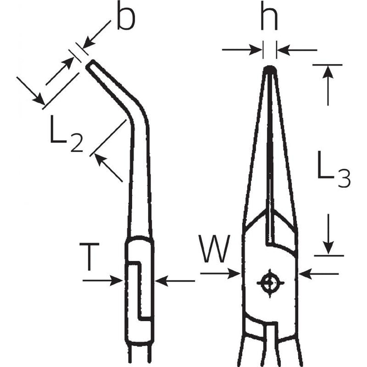 Stahlwille 65355280 280mm Mechanics Snipe Nose Pliers