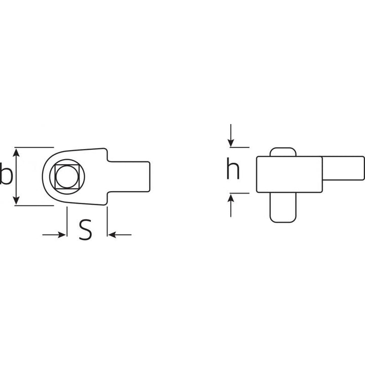 Stahlwille 58241100 734K Calibrating 3/4" square drive insert tools