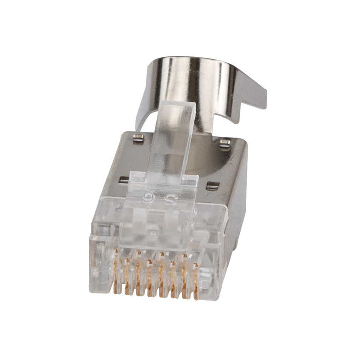 Klein Tools VDV826-754 Pass-Thru™ Modular Data Plug, RJ45-CAT6A, Shielded (STP), 100-Pack